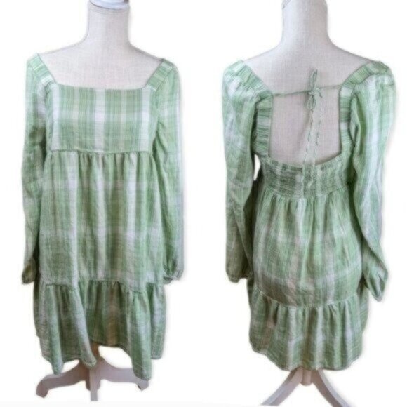 Sonoma Goods For Life Mint Green Off Shoulder Mini Dress Size Large Women - Picture 1 of 9